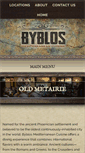 Mobile Screenshot of byblosrestaurants.com