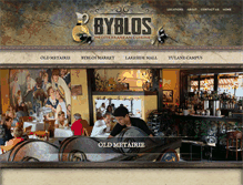 Tablet Screenshot of byblosrestaurants.com